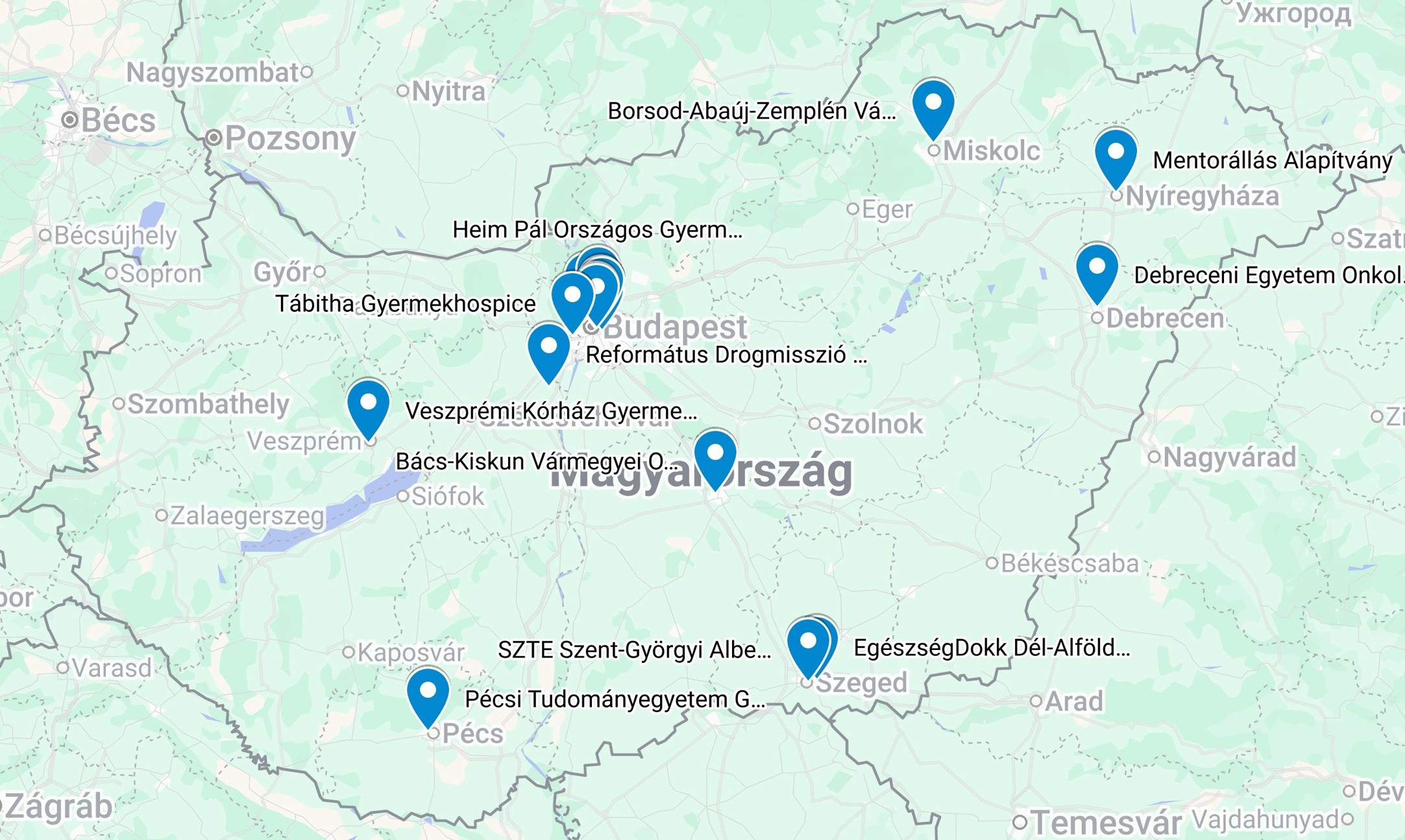 GygyPlusz terkep